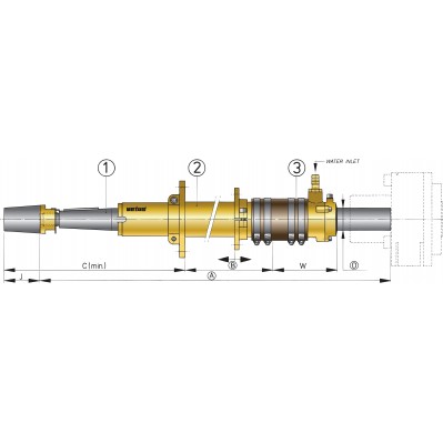 STERN TUBE BRONZE TYPE BL FOR 35 & 40mm SHAFTS